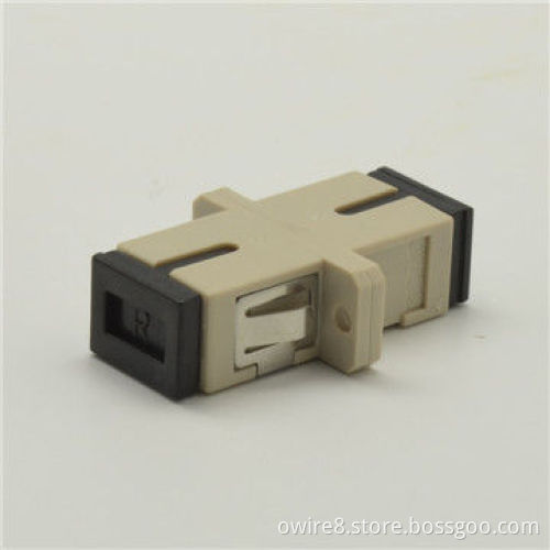 SC Fiber-optical Adapter, SM-simplex, Low-insertion Loss